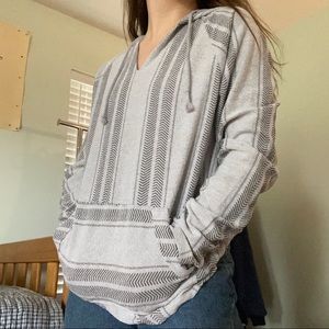 lightweight gray hoodie